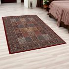 Persian rug red KHESHTI 140x200 luxury carpet of acrylic