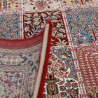 Persian rug red KHESHTI 140x200 luxury carpet of acrylic