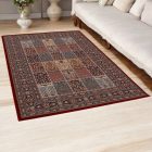 Persian carpet red KHESHTI 160x230 exclusive living room carpet of acrylic