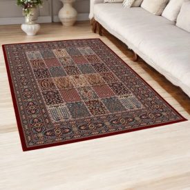   Persian carpet red KHESHTI 160x230 exclusive living room carpet of acrylic