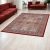 Persian rug red KHESHTI 200x300 exclusive living room carpet of acrylic