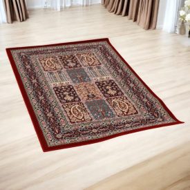 Persian carpet red 80x120 premium machine-made persian rug
