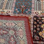 Persian carpet red 80x120 premium machine-made persian rug