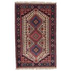Iranian carpet Yalahmeh 83x128 handmade persian carpet