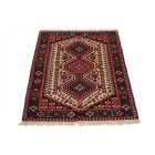 Iranian carpet Yalahmeh 83x128 handmade persian carpet