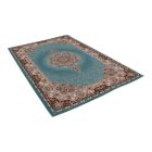 Persian carpet turquoise Tabriz 140x200 quality rug made of acrylic