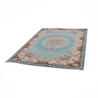 Persian carpet turquoise Tabriz 160x230 quality living room rug of acrylic