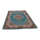 Persian carpet turquoise Tabriz 160x230 quality living room rug of acrylic
