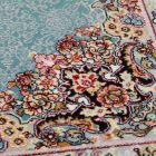 Persian carpet turquoise Tabriz 160x230 quality living room rug of acrylic