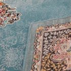 Persian carpet turquoise Tabriz 160x230 quality living room rug of acrylic