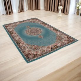 Persian carpet Isfahan blue 80x120 exclusive acrylic rug