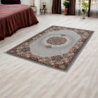 Persian rug grey Tabriz 140x200 exclusive carpet made of acrylic