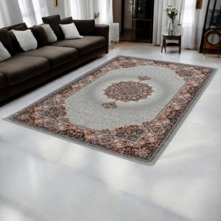 Persian carpet grey Tabriz 160x230 exclusive living room rug of acrylic
