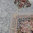 Persian rug grey TABRIZ 200x300 exclusive living room carpet of acrylic
