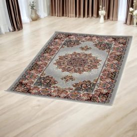 Persian carpet Isfahan grey 80x120 exclusive acrylic rug