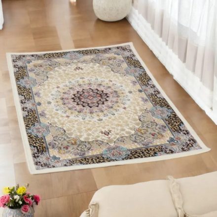 Persian carpet beige 80x120 premium machine-made persian rug