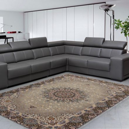 Persian carpet grey 160x230 premium machine-made persian rug