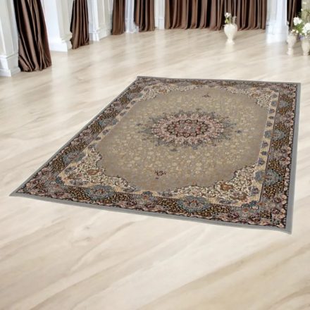 Persian carpet grey KERMAN 80x120 luxury acrylic carpet