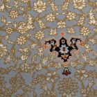 Persian carpet grey KERMAN 80x120 luxury acrylic carpet