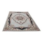 Persian carpet grey TABRIZ 160x230 exclusive living room rug of acrylic