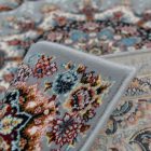 Persian carpet grey TABRIZ 160x230 exclusive living room rug of acrylic