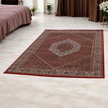 Acrylic rug with Bidjar pattern - burgundy 140x200