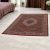 Acrylic rug with Bidjar pattern - burgundy 140x200