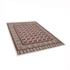 Persian rug cream BOKHARA 140x200 luxury carpet of acrylic