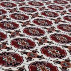 Persian rug cream BOKHARA 140x200 luxury carpet of acrylic
