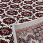 Persian rug cream BOKHARA 140x200 luxury carpet of acrylic