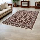 Persian carpet cream BOKHARA 160x230 quality living room rug of acrylic