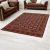 Persian rug red BOKHARA 160x230 quality living room carpet of acrylic
