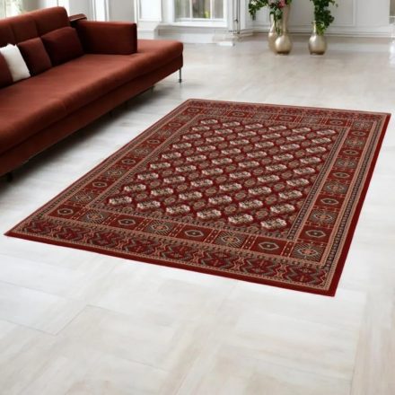 Persian carpet red BOKHARA 200x300 quality living room rug of acrylic