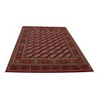 Persian carpet red BOKHARA 200x300 quality living room rug of acrylic