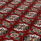 Persian carpet red BOKHARA 200x300 quality living room rug of acrylic