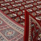 Persian carpet red BOKHARA 200x300 quality living room rug of acrylic