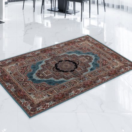 Persian carpet blue 80x120 premium machine-made persian rug