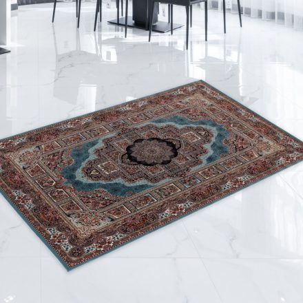 Persian carpet blue 80x120 premium machine-made persian rug