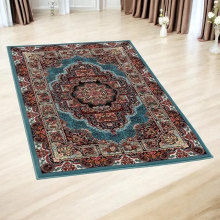 Persian carpet blue 80x120 premium machine-made persian rug