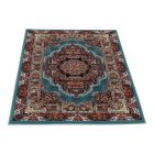 Persian carpet blue 80x120 premium machine-made persian rug