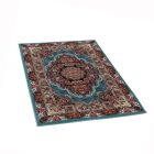Persian carpet blue 80x120 premium machine-made persian rug