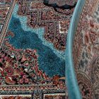 Persian carpet blue 80x120 premium machine-made persian rug