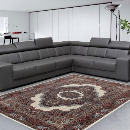 Persian carpet beige 160x230 premium machine-made persian rug