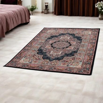 Persian carpet blue Tabriz 140x200 exclusive rug made of acrylic