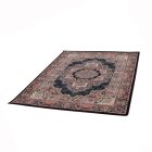 Persian carpet blue Tabriz 140x200 exclusive rug made of acrylic