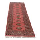Runner rug Bokhara 74x247 handmade pakistani rug for corridor or hallways