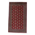 Pakistani handmade carpet burgundy Bokhara 259x156 Oriental carpet
