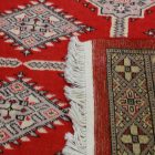 Pakistani handmade carpet burgundy Bokhara 259x156 Oriental carpet