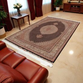 Tabriz rug 197x301 handmade iranian carpet for living room