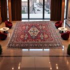 Kazak carpet 200x294 handmade Afghan carpet for living room